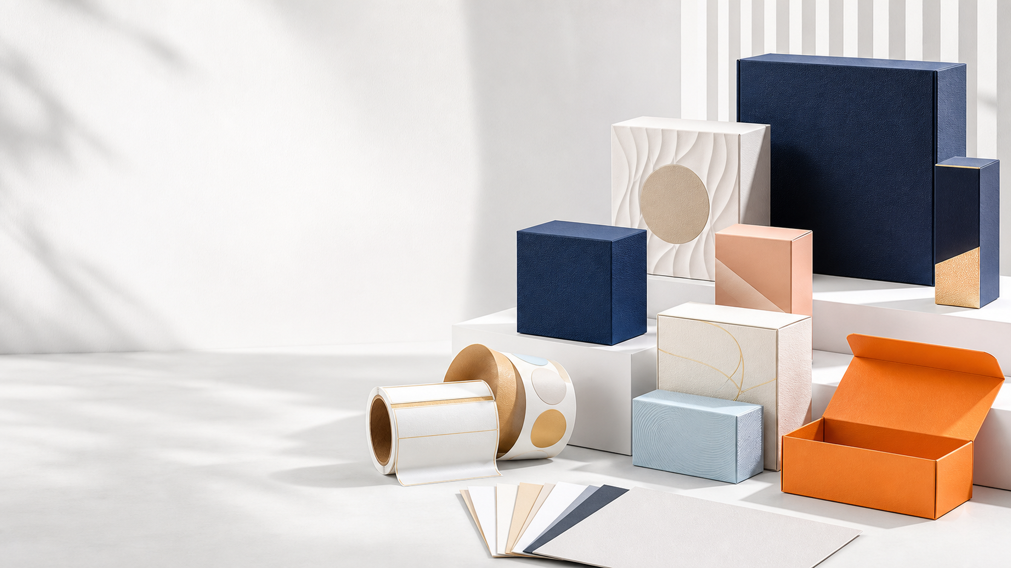 Custom color box paper packaging manufacturer samples