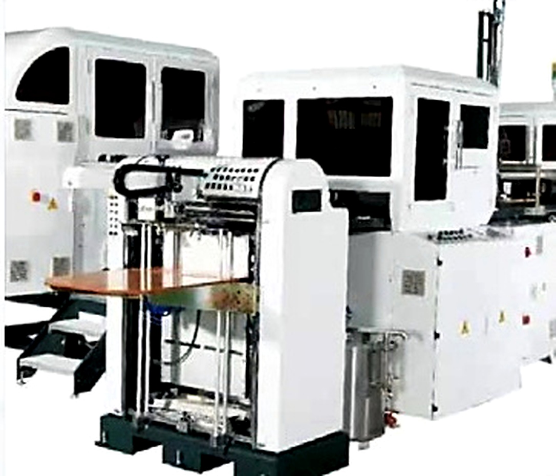 Rigid box production and premium packaging line